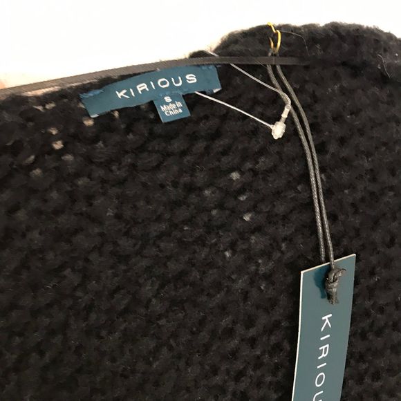 NWT Kirious Open Front Cable Knit Cardigan Sweater - Picture 8 of 11